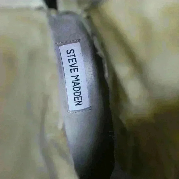 Steven Madden Buckette Brown/Gray Distressed Boots - Picture 8 of 11